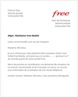 La résiliation Free Mobile