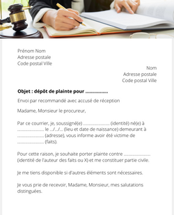 Lettre de plainte