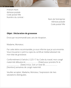 Déclaration de grossesse